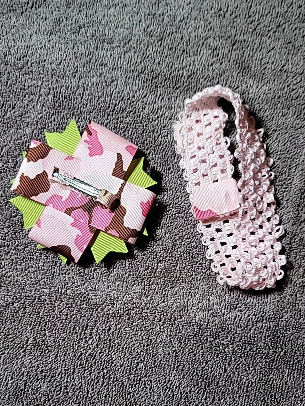 Pink, Brown & Green Floral Girls' Headband